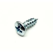 Ovaalikanta puuruuvi 3mm x 10mm kromi