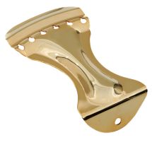 Dobro tailpiece - resonaattorikitaran kielenpidin - DP-3G kulta, Korea - Poistossa