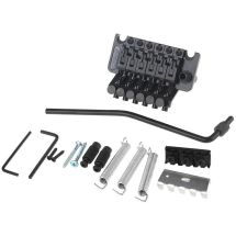 Floyd rose -tyylinen tremolo, 6-kielinen, musta, DL6BK