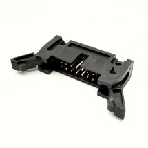 14pin (2x7) IDC-uros piirilevylle - suora - lukolla