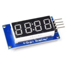 7 -segmenttinäyttö perustuu mikropiiriin TM1637 4 -digit display driver