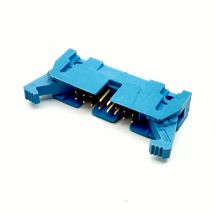 16pin (2x8) IDC-uros piirilevylle - suora - lukolla