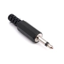 Monoplugi 3.5 mm, muovikuori, taivutussuojalla