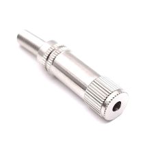 Monojakki johtoon, 3.5 mm, metallikuori, taivutussuojalla