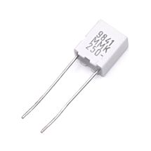 Polko polyesterikondensaattori 47 nF/250V, r. 5 mm, Evox Rifa MMK5 - valmistettu Suomessa