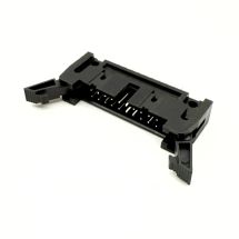 20pin (2x10) IDC-uros piirilevylle - suora - lukolla