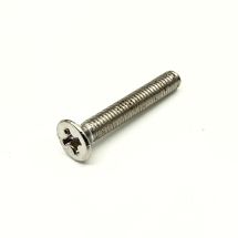 Uppokanta koneruuvi 3mm x 20mm nikkeli