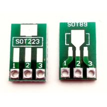 Pintaliitosadapteri SOT89 ja SOT223