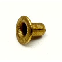Läpivienti vintage eyelet brass 1.7 x 2.8 mm n. 50kpl