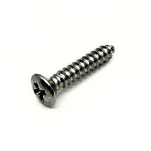 Ovaalikanta puuruuvi 2.5mm x 18mm kromi