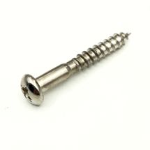 Kupukanta puuruuvi 3.5mm x 25mm nikkeli