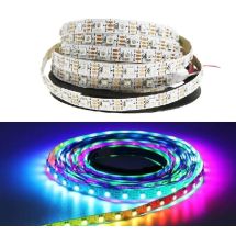 WS2812B RGB LED-nauha 5V IP20 60LED/m 5m