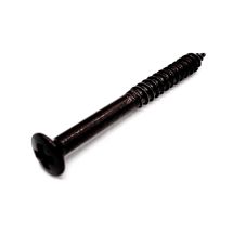 Ovaalikanta puuruuvi 2.5mm x 28mm musta