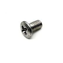 Ovaalikanta koneruuvi 3mm x 6mm kromi