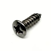 Ovaalikanta puuruuvi 3mm x 12mm kromi
