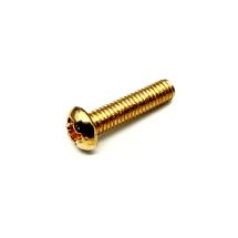 Kupukanta koneruuvi 3mm x 12mm kulta