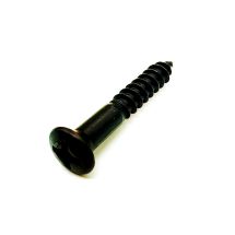 Ovaalikanta puuruuvi 3.5mm x 25mm musta