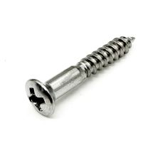 Ovaalikanta puuruuvi 3.5mm x 25mm kromi