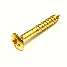 Ovaalikanta puuruuvi 3.5mm x 25mm kulta