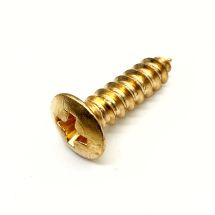 Ovaalikanta puuruuvi 4.2mm x 15mm kulta