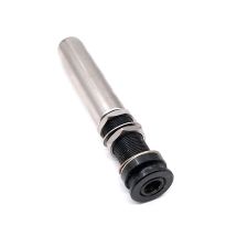 Stereojakki 6.3 mm hihnanupilla, pitkä malli suojalla, musta