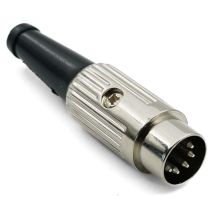 DIN uros liitin, 5-nap, 180 astetta, DELTRON UK