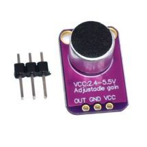 MAX4466 GY-MAX4466 elektreettimikrofoni trimmerillä säädettävä vahvistus