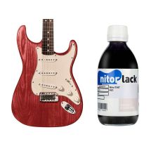 NitorLACK NitorTINT dye red/cherry for electric and classical/flamenco guitar - 250ml bottle