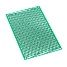 Täpläkuparoitu piirilevy 90x150mm - kaksipuolinen
