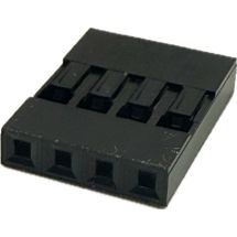 DuPont liitinkuori r. 2.54 mm, 4 -napainen
