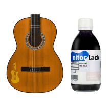 NitorLACK NitorTINT dye old gold for classical guitar - 250ml bottle