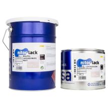 NitorLACK NitorPOL polyuretaanilakka, valkoinen mattapintainen - 5L tölkki + 2,5L kovete