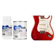 NitorLACK NitorPOL polyurethane paint trans candy apple red - 500ml can + 250ml hardener