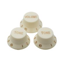 ST nuppisarja Vintage White 1 x volume 2 x tone GOLD printing