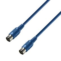 ADAM HALL midikaapeli 0.75m, sininen