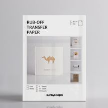 Rub-On siirtokuvakalvo A4, Clear - 1kpl