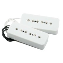 UT guitar parts - P90 AlNiCo 2 soapbar mikrofonisetti - valkoinen