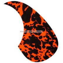 Kitaran pleksi, wild cat orange, liimapinta, teardrop style PG1WCO