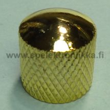 Metallinuppi 18 x 18 push to fit kulta dome 6 mm akselille