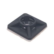 Nippusideankkuri #2 19x19mm, musta (johtojen kiinnitykseen)