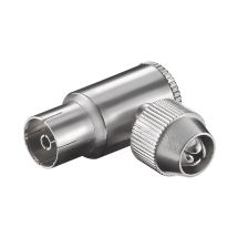 IEC antenniliitin TV antenniliitin metallia naaras kulma