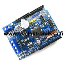 Arduino motor shield L298P piirillä