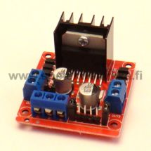 L298N moottoriohjain DC- ja askelmoottoreille max. 25 W vaikkapa arduino ohjaus