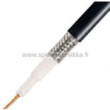 Audiokaapeli musta 1 + suoja 1 x 0.75 mm²