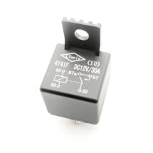 Autorele 12V / 30 / 30A 1 x sulku, HUOM ! 5 -napainen abikoliittimet