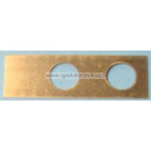 Switch back plate brass 22307124