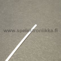 Reunalista 1 mm reunanauha kitaraan ABS, White FWH0510