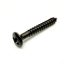 Ovaalikanta puuruuvi 2.1mm x 16mm musta