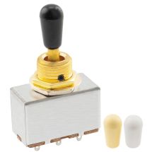 Vaihtokytkin kahdelle mikrofonille, kullatut kierteet, box-style