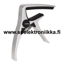 Capo A&E-01 Fast Silver, alumiinia akustiselle ja sähkökitaralle kaareva